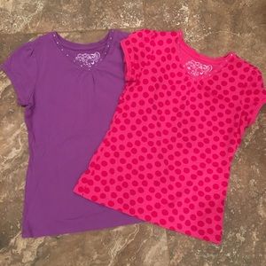 Children’s place girls size L set of v-neck shirts
